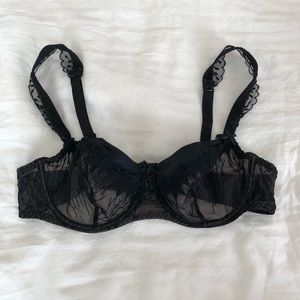 Aubade sexy black bra 34D